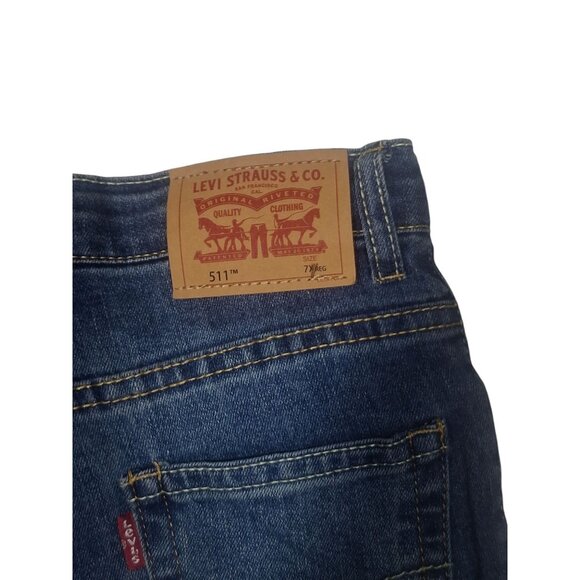 Levi's Slim 7X Reg Denim Wash Solid Cotton / Polyester - Picture 5 of 6